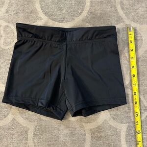 Weisman black dance shorts. Child’s medium.